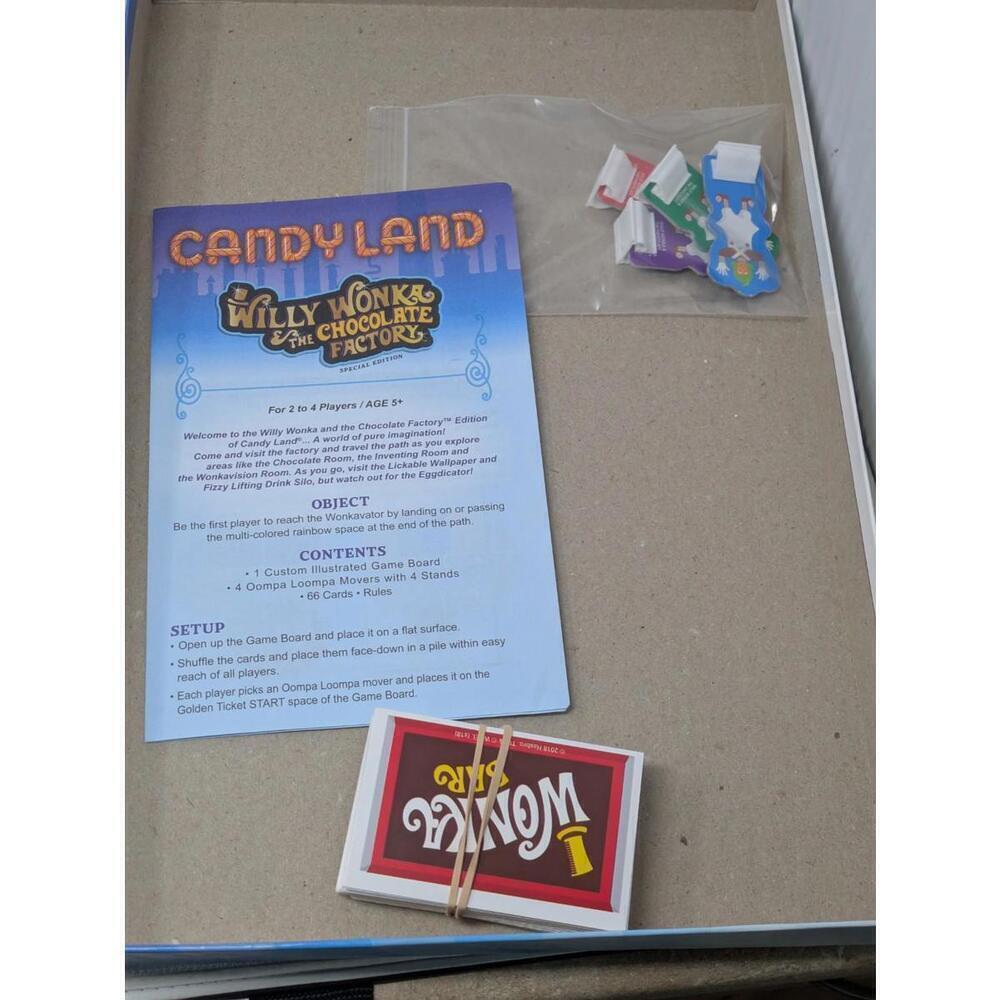 Candy Land Willy Wonka and the Chocolate Factory Board Game - Picture 2 of 5